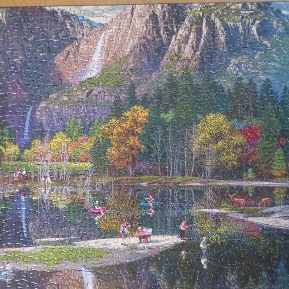 Sure-Lox Artist Collection 5 Deluxe Puzzles 3250 Pieces COMPLETE (P188) - Picture 4 of 8